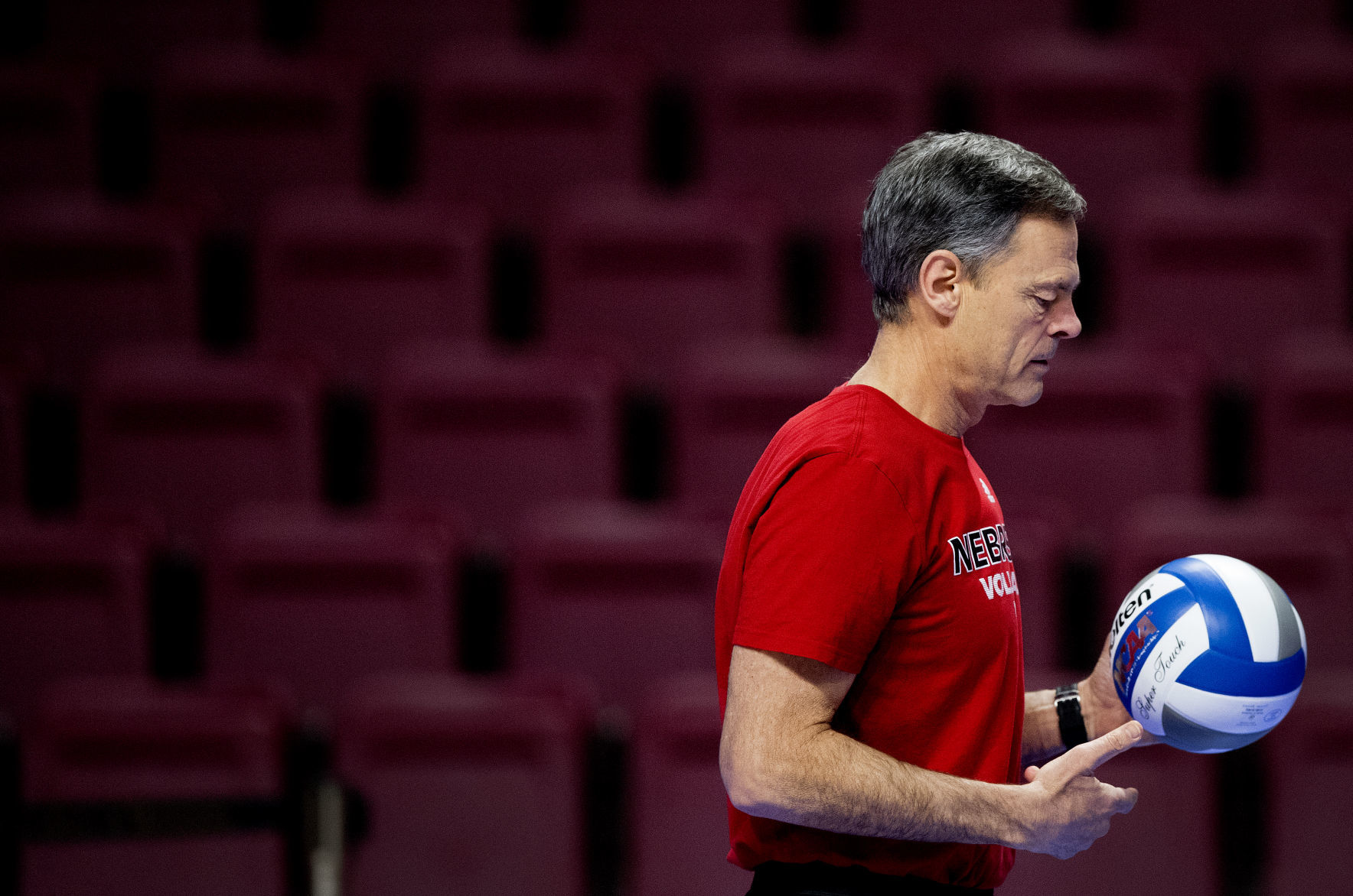 Nebraska Volleyball Practice in Minneapolis, 12.06